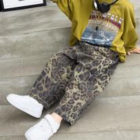 Vaikų Hip Hop Laisvalaikio Laisvi Leopardiniai Džinsai Berniukams Mergaitėms Šaunūs Ilgi Džinsai Madingas Laisvalaikio Gatvės Stilius 140cm