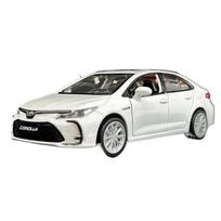 1/33 TOYOTA Corolla Hibridinis Lydinio Automobilis Metalinis Liejimo Žaislinis Automobilio Modelis Su Garsu ir Šviesa Vaikams Žaislas Kolekcionuojami Daiktai Gimtadienio dovana balta