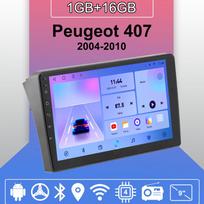 Android Carplay automobilio radijas, skirtas Peugeot 407 2004-2010 daugialypės terpės grotuvo galvos blokas stereo GPS navigacija BT WIFI 2+32GB 1+16GB