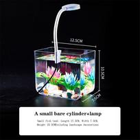Mažas žuvų akvariumas su sieniniu filtru, LED spaustukas šviestuvu, aukštas, lengvas, žuvims, vandens gyvūnėliams, reikmenys, akvariumai namų dekoravimui
