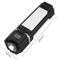 USB Įkraunamas 90° Sulankstomas Kempingo Šviestuvas Ryškus Nešiojamas Lauko Palapinės Lempa su Magnetiniu Žibintuvėliu Avarinis Darbinis Prožektorius 1200mah