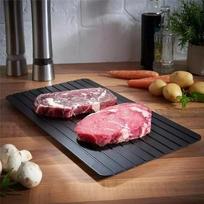 1 vnt Greito atšildymo padėklas Greito atšildymo šaldytų maisto produktų Mėsa Vaisiai Greito atšildymo lėkštės plokštės atitirpinimo padėklas Atšildymo meistras virtuvės prietaisai 23 X 16.5 X 0.2cm