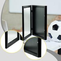 Džersio vitrina Dėžutė Dekoracija Medinė Apsauga Šešėlių Dėžutė Futbolui 13x13inch