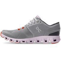 ON Cloud X 3 Alloy Lily Moteriški sportbačiai Pilki Alloy-Grey Lily-Pink 40.99041 36