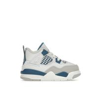 Air Jordan 4 Retro TD Military Blue 2024 Kūdikio sportbačiai Balti Off-White Neutraliai pilki BQ7670-141 21