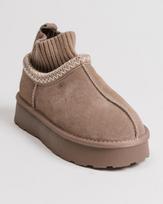 Ugg batai su kojine Suny Liana 24500 36 audinės zomša vilna 40 migdolas