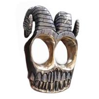 Avino Rago Kaukolės Knuckle Vintage Gotikinis Žiedas Knuckle Dusters Vario Dvigubos Kilpos 1pc