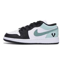 Jordan Air Jordan 1 Atsparūs trinčiai žemi krepšinio bateliai Vyriški Juodi Mėlyni 553558-131(Team85-) 43