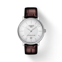 Tissot Leather Strap silver Dial Men's Fashion Watch T122.407.16.031.00 sidabras
