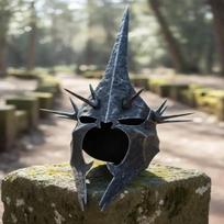 Raganos Karaliaus Šalmas, Nazgulo Šalmas Plieno Žiedų Dvasios Šalmas, Juodas Žiedų Valdovas Cosplay Šalmas Viduramžių Fantazijos Šarvas