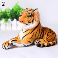 Mielos Tiger Animal Minkštos pliušinės žaislinės pagalvės Vaikiškos dovanos kūdikiams 25 cm geltona