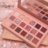 18 spalvų Desert Rose akių šešėlių paletė akių šešėlių makiažas matiniai blizgantys akių šešėliai 1