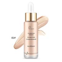 Concealer Liquid Foundation Oil Control ilgalaikis makiažas Natūralus vandeniui atsparus pagrindo kremas 01#