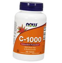 Vitaminas C su bioflavonoidais, C-1000 Tabs, Now Foods 100 tabs (36128386) 100tab