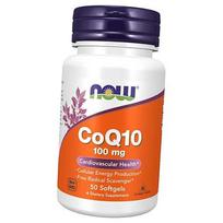 Kofermentas Q10 širdies ir kraujagyslių sistemai, CoQ10 100 Soft, Now Foods 50 gelio dangtelių (70128023) 50softgels