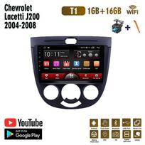 Android automobilinis radijas, skirtas Chevrolet Lacetti J200 2004-2008 automobiliniam daugialypės terpės grotuvui GPS navigacijos galvos blokas WIFI 1+16GB 1+16GB,silver black