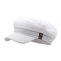 Vasarinės karinės kepuraitės, vyriškos, kvėpuojančios tinklinės kepurės, plokščios kepuraitės, moteriškos karinės kepuraitės „Trucker Snapback“ beisbolo kepurė „Cadet Army“ 56-58cm balta