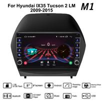2Din skirtas Hyundai IX35 Tucson 2 LM 2009-2015 Su mygtuko rankenėle Android automobilinis stereo radijo multimedijos vaizdo grotuvas Navigacija GPS Carplay 2+32GB 1+16GB