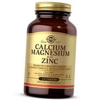 Kalcis Magnis Cinkas, Calcium Magnesium Plus Zinc, Solgar 100tab (36313035) 100tab