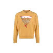 Jordan Flight Graphic Crew Neck Sweater Men Sweatshirt Yellow CZ6096-275 XL