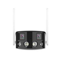 4K 8MP dvigubo objektyvo panoraminė WIFI kamera 180° plataus matymo kampo AI žmogaus aptikimo 4MP ICSEE stebėjimo IP kamera, atspari vandeniui lauke 4MP Camera No Card