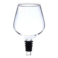 Į jūsų vyno butelį raudono vyno taurė iki vyno stiklo užpilama taurė, kurioje įdedamas raudonojo vyno šampano taurė su silikoniniu sandarikliu 270ml