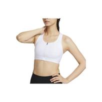 Nike Dri-Fit Swoosh Zip-Front Medium Support Sports Bra Women Underwear White DD1206-100 XS