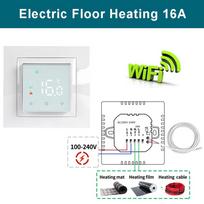 Tuya Smart Home termostatas Wifi temperatūros valdiklis grindų šildymo skaitmeninis termoreguliatorius su Google Home GB balta