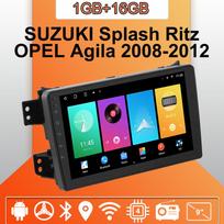 Android Carplay Automobilio Radijas SUZUKI Splash Ritz OPEL Agila 2008-2012 Multimedia Grotuvas Galvutės Blokas Stereo GPS Navigacija BT WIFI 2+32GB 1+16GB