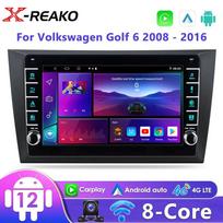 Skirta Volkswagen VW Golf 6 2008 - 2016 Android automobilio radijas Multimedijos vaizdo grotuvas GPS 4G 8 branduolių Navigacija Carplay Jutiklinis ekranas Automobilio stereo sistema 8 core 4GB+64GB