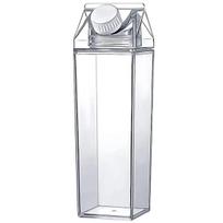 500/1000ML Pieno Pakelio Vandens Buteliukas Skaidrus Nevarvantis Pieno Dėžutė Vandens Buteliukas Nešiojamas Daugkartinio Naudojimo Sulčių Arbatos Pieno Buteliukai Gertuvė 500ML