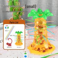 Beždžionių laipiojimo žaidimas: Interaktyvus daugiažaidis edukacinis žaislas Small Box Tumbling Monkey (0.27KG)