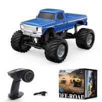 1/36 RC Car 4WD Off-road Climbing Crawler 2.4G Electric Remote Contorl Vehicle RTR Model with LED Lights Toys for Children mėlyna