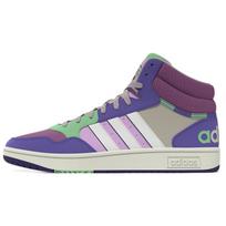 Adidas Neo Hoops 3.0 Mid Patogūs Laisvalaikio Patvarūs Vidutinio Aukščio Lentos Batai Moteriški Kėdikliai Violetinės Mėlynos H03748 37⅓