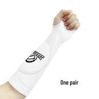 Professional Volleyball Wrist and Forearm Guard for Middle School Students M (pair) [Recommended weight: 32.5-50 kg] mėnulio baltumo spalva
