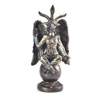 Šėtono Ožio Bafometo Statula Kabinamas Belstukas Sienos Dekoro Ornamentai Skulptūra 15.5*7.5*5cm
