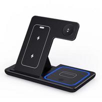 30W LED Fast Wireless Charger Stand 3 in 1 Foldable Charging Station For Phone 16 15 14 13 12 Watch 9 8 7 6 5 juoda