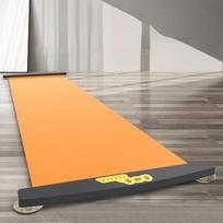 Jogos slydimo kilimėlis Sportas Fitness Glide Pilates Čiuožimo treniruočių lenta Ledo ritulio ritinėlių kojų mankštai Sliding pad oranžinė
