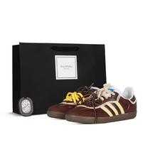 Adidas Originals SAMBA OG Karamelės Kaštoninės Neslystančios Lengvos Žemakulnės Riedlentės Batai Unisex Rudos B75806(Komanda368-) 38