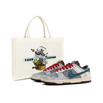 Nike Dunk Low viršutiniai riedlenčių batai Vyriški Mėlyni Pilki IM6670-202(Komanda1449--) 40
