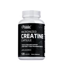 Micronized Creatine, Helps Support Strength, Endurance and Overall Muscle Health, 120 Capsules 120