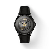 Tissot Leather Strap Men's Fashion Watch T139.836.36.441.00 juoda
