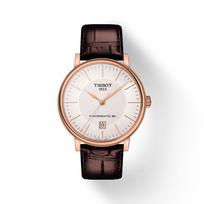 Tissot Leather Strap silver Dial Men's Fashion Watch T122.407.36.031.00 sidabras