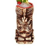 400 ml Havajų Tiki puodeliai Kokteilių taurė Alaus gėrimų puodelis Vyno puodelis Keraminiai Velykų saliečių Tiki puodeliai Baro įrankiai Baro reikmenys 301-400ml