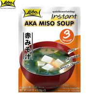Lobo AKA Miso sriuba, dehidratuotas tofu, Wakame jūros dumbliai ir dehidruotas pavasarinis svogūnas / Pagamina 3 porcijas, japoniškas maistas, 30 g 30 g