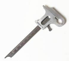 Aukštos kokybės dantų ortodontinės liniuotės Dantų vertikalaus atstumo matavimo liniuotės apkaba Dantų matuoklis nerūdijančio plieno odontologo įrankiai 1 piece Ruler