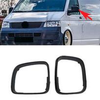 Skirta VW Transporter Multivan T5 2003-2009 Caddy šoniniam sparnui galinio vaizdo veidrodžio apdailos rėmelio dangtelio rėmas Left