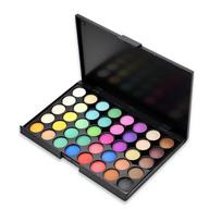 40 spalvų akių šešėlių kelių spalvų paletė Matine Pearl Earth Color akių šešėlių dėžutė dūminis makiažas kelių spalvų paletė black