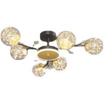 Modernus minimalistinis žvaigždėtas liustra Crystal Light Prabangus svetainės liustra Miegamojo sietynas 6 heads