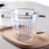 Karščiui atsparus borosilikatinio stiklo matavimo puodelis su Scale Child Milk Cup 250 ml